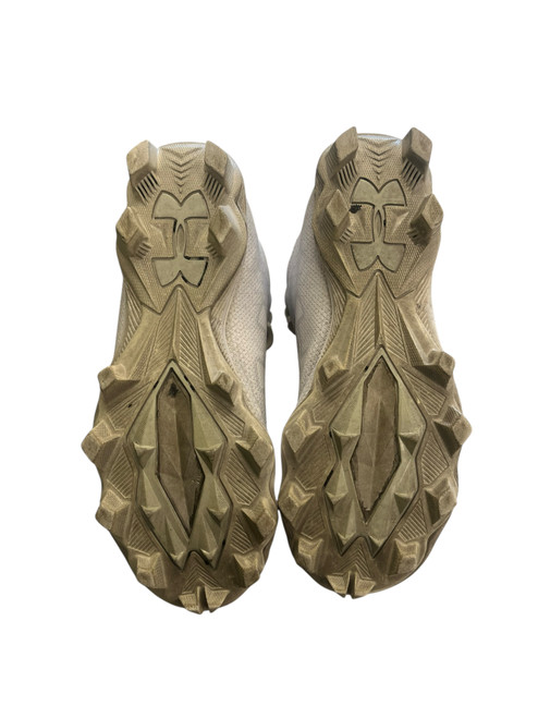 Vist Large View of Product Image Which is Used Under Armour Adult FB Cleats White Senior 4
