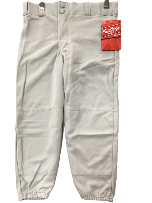 Vist Large View of Product Image Which is Used Rawlings YOUTH SMALL GREY BB/SB Pant Boys Grey SM
