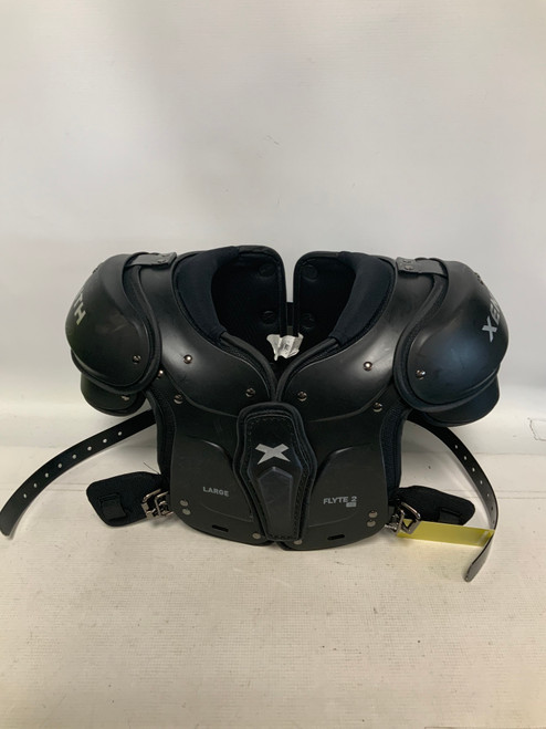 Vist Large View of Product Image Which is Used Xenith FLYTE 2 TD FB Shoulder Pads Black LG