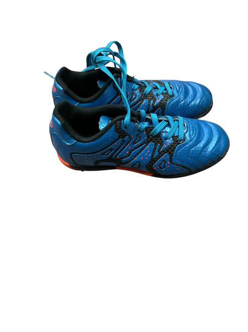 Vist Large View of Product Image Which is Used Soccer Turf Shoes Royal Blue Junior 01.5