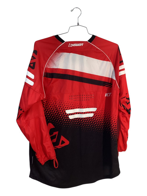 Vist Large View of Product Image Which is Used Adult Top Red LG