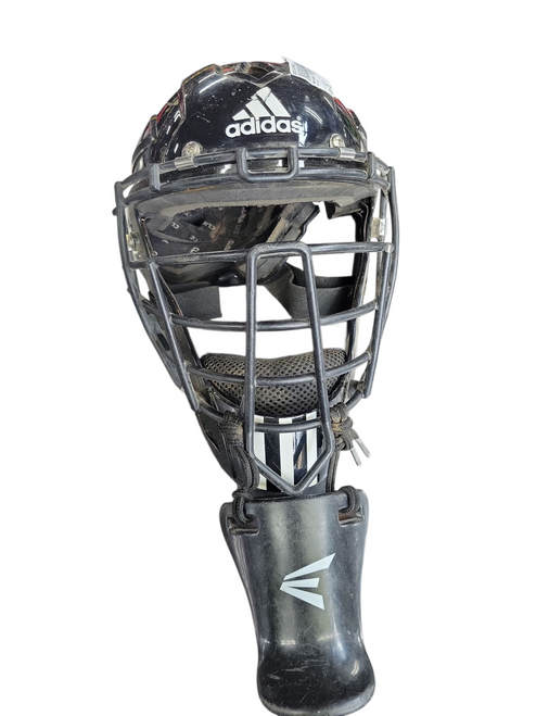 Vist Large View of Product Image Which is Used Adidas CATCHERS HELMET Catchers Helmet w/Mask Black One Size