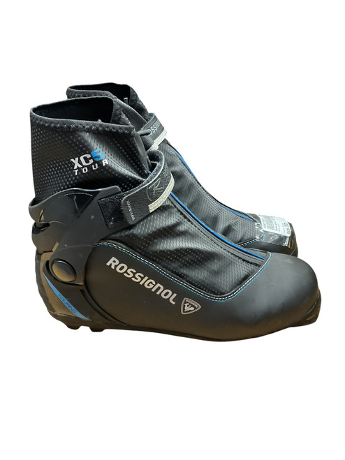 Vist Large View of Product Image Which is Used Rossignol XC5 TOUR Mens NNN XC Ski Boots Black W 07-07.5 / JR 05.5-06