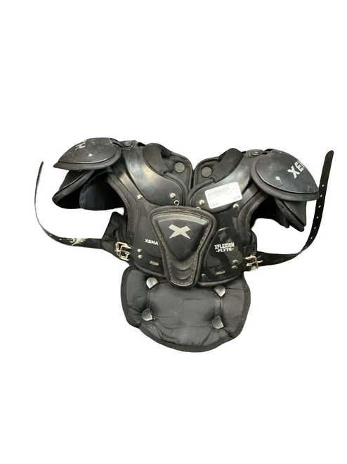 Vist Large View of Product Image Which is Used Xenith XFLEXION FB Shoulder Pads Black XS