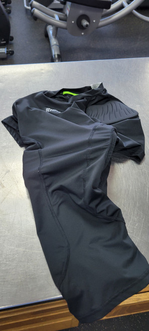 Vist Large View of Product Image Which is Used Riddell XL PADDED SHIRT FB Top Youth Black XL