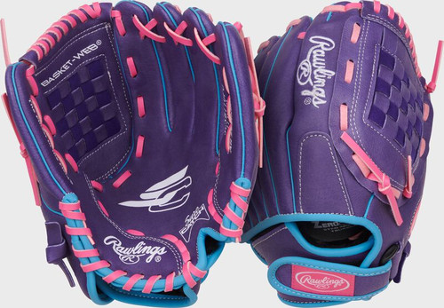 Vist Large View of Product Image Which is Rawlings Sure Catch Fastpitch Glove 11" RHT #SCSB110PU