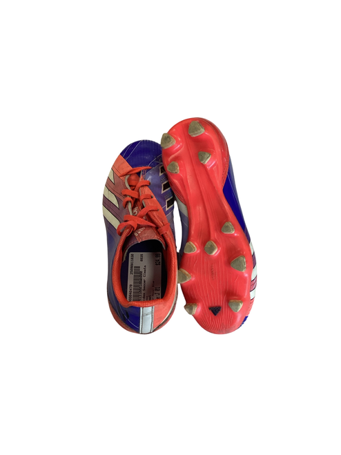 Vist Large View of Product Image Which is Used Adidas Soccer Cleats Royal Blue Junior 01