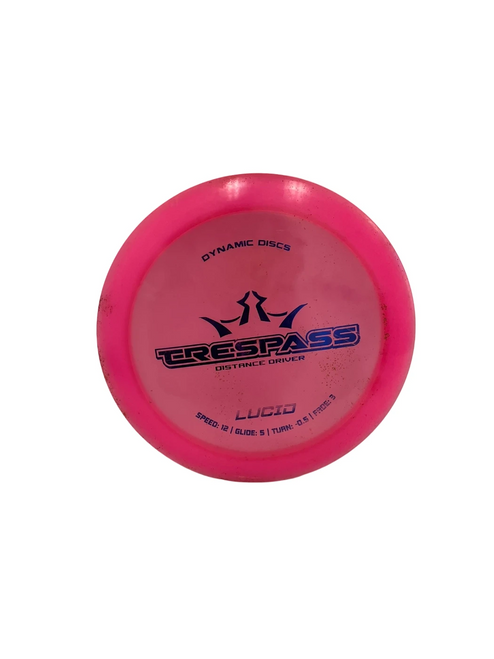 Vist Large View of Product Image Which is Used Dynamic Discs Lucid Trespass 175g Pink Disc Golf Driver