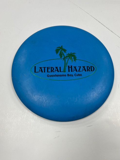 Vist Large View of Product Image Which is Used LATERAL HAZARD Disc Golf Putter Royal Blue