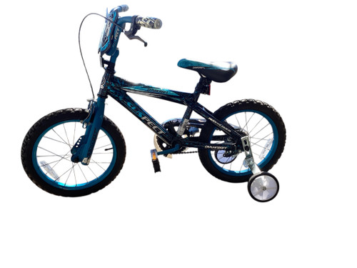 Used Dynacraft SUSPECT W/ TRAINING WHEELS Road Bike Boys Carolina Blue 16" 11846-S000094127 Vist Large View of Product Image Which is Used Dynacraft SUSPECT W/ TRAINING WHEELS Road Bike Boys Carolina Blue 16"