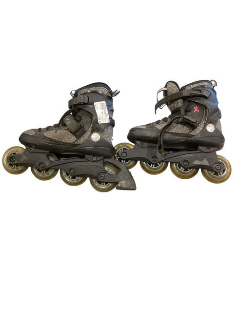 Vist Large View of Product Image Which is Used K2 ROLLER BLADES Senior Rec Fitness Skates Black Senior 7
