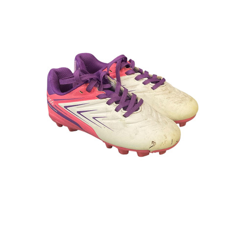 Vist Large View of Product Image Which is Used Soccer Cleats White Youth 11.0