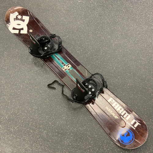 Vist Large View of Product Image Which is Used DC Shoes 4D  HAZ-MAT Mens Snowboard combo Brown 172 cm