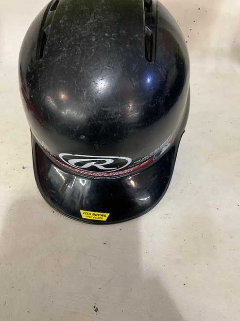 Vist Large View of Product Image Which is Used Rawlings BATTING HELMET TBALL Batting Helmet No Mask Black S/M