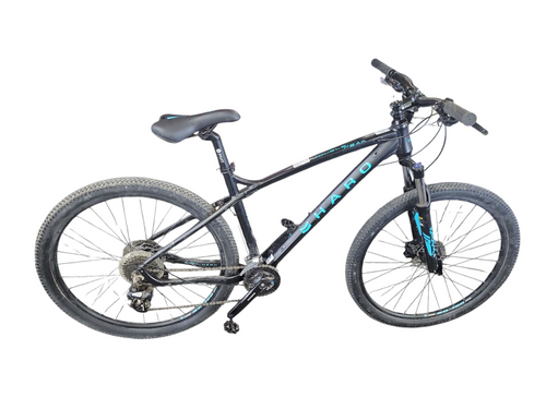 Vist Large View of Product Image Which is Used HARO DOUBLE PEAK S7.5 SPORT Hybrid/City Bike Womens Black 53-55cm - MD Frame