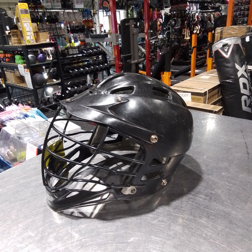 Vist Large View of Product Image Which is Used CASCADE SP HELMET Batting Helmet w/Mask Black LG