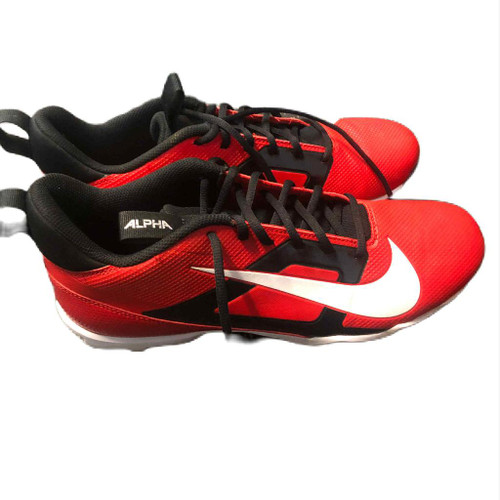 Vist Large View of Product Image Which is Used Nike Alpha Menace 4 Shark Adult Football Cleats Red 10.5