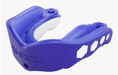 Vist Large View of Product Image Which is New SHOCK DOCTOR GELMAX FLAVOR BLUE RASPBERRY MOUTHGUARD ADT