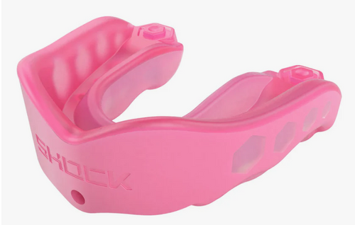 Vist Large View of Product Image Which is New SHOCK DOCTOR GEL MAX MOUTHGUARD PINK - YTH