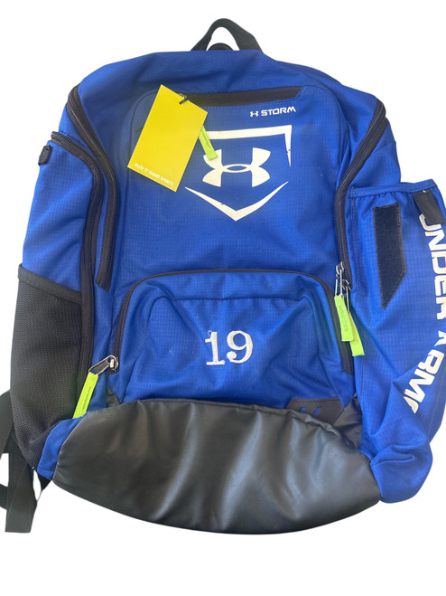 Vist Large View of Product Image Which is Used Under Armour STORM ROYAL UASB-SOBPRO 19 BB/SB Player Backpack Royal Blue MD