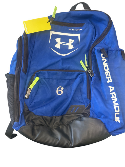 Vist Large View of Product Image Which is Used Under Armour STORM ROYAL UASB-SOBPRO 6 BB/SB Player Backpack Royal Blue MD