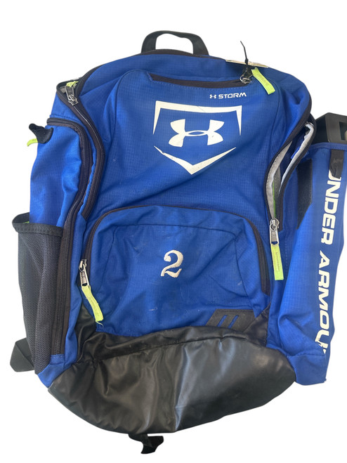 Vist Large View of Product Image Which is Used Under Armour STORM ROYAL UASB-SOBPRO 8 BB/SB Player Backpack Royal Blue MD
