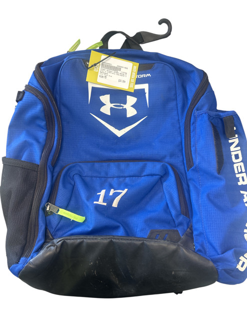 Vist Large View of Product Image Which is Used Under Armour STORM ROYAL UASB-SOBPRO 17 BB/SB Player Backpack Royal Blue MD