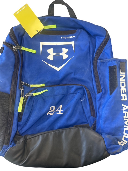 Vist Large View of Product Image Which is Used Under Armour STORM ROYAL UASB-SOBPRO 24 BB/SB Player Backpack Royal Blue MD