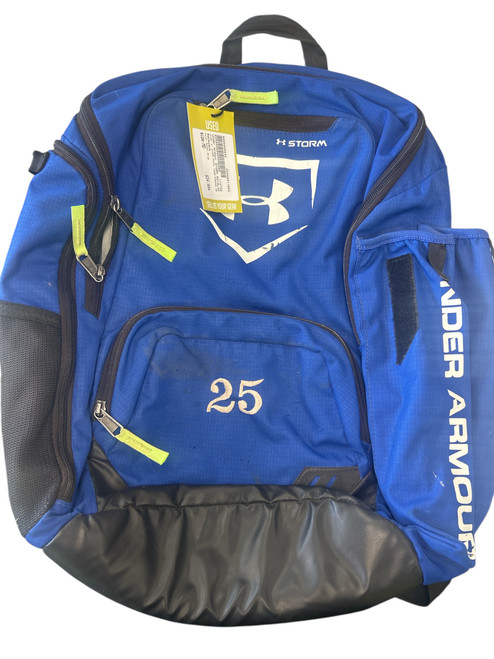 Vist Large View of Product Image Which is Used Under Armour STORM ROYAL UASB-SOBPRO 26 BB/SB Player Backpack Royal Blue MD