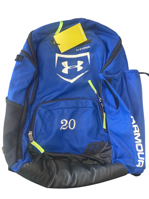 Vist Large View of Product Image Which is Used Under Armour STORM ROYAL UASB-SOBPRO 20 BB/SB Player Backpack Royal Blue MD