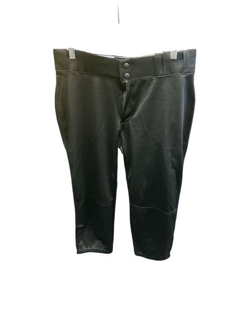 Vist Large View of Product Image Which is Used Under Armour BELTED CLOSED BOTTOM BB/SB Pant Womens Black MD