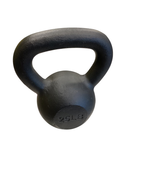 Vist Large View of Product Image Which is Used Kettle Dumbbell (Each) Black 25 lb