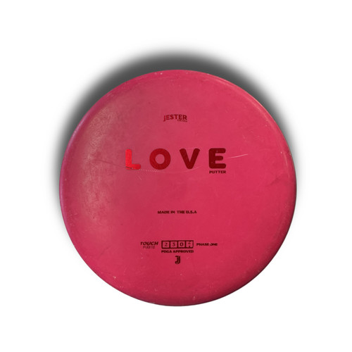 Vist Large View of Product Image Which is Used JESTER LOVE PUTTER Disc Golf Putter Pink