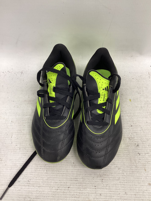 Vist Large View of Product Image Which is Used Adidas Soccer Cleats Lime And Black Youth 13.0