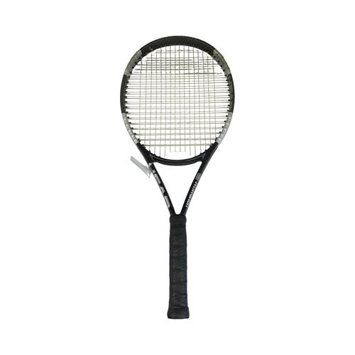 Vist Large View of Product Image Which is Used Head LIQUIDMETAL 8 Adult Tennis Racquet Black 4 1/2"