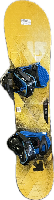 Vist Large View of Product Image Which is Used Burton LTR Boys Snowboard Only Black And Gold 134 cm