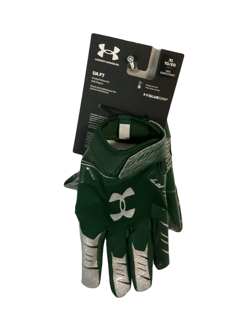 Vist Large View of Product Image Which is Used Under Armour F7 FB Gloves Green XL