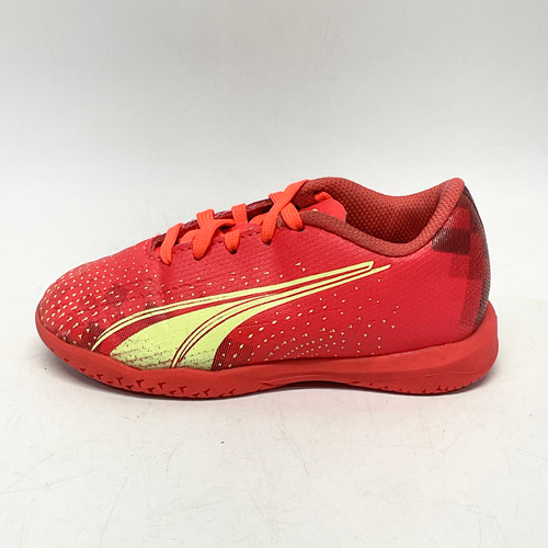 Vist Large View of Product Image Which is Used Puma ULTRA Soccer Indoor Shoes Red Youth 10.0