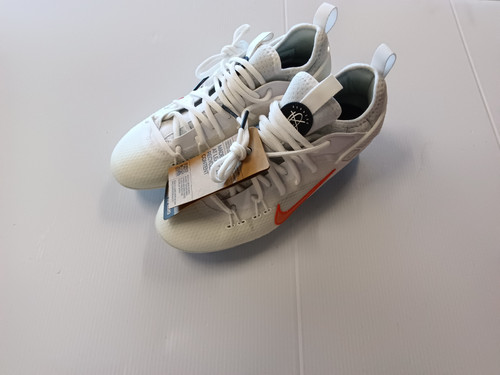 Vist Large View of Product Image Which is New Nike LAX Cleats Mens White Senior 6.5