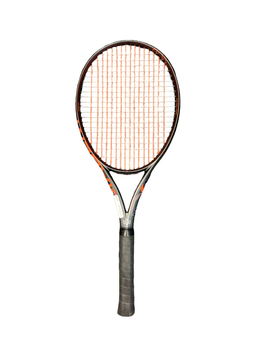 Vist Large View of Product Image Which is Used Diadem AXIS 98 Adult Tennis Racquet Black 4 3/8"