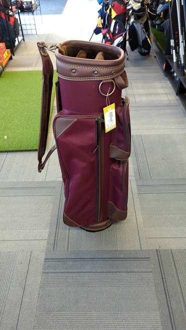 Vist Large View of Product Image Which is Used Ben Hogan CART BAG Mens Cart Bag Maroon