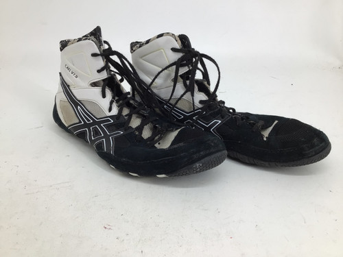 Used Asics CAEL V 7.0 SR 11 WRESTLING SHOES Wrestling Shoes Black Senior 11 11752-S000069764 Vist Large View of Product Image Which is Used Asics CAEL V 7.0 SR 11 WRESTLING SHOES Wrestling Shoes Black Senior 11