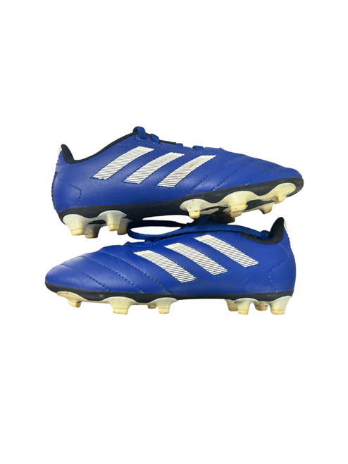 Vist Large View of Product Image Which is Used Adidas Soccer Cleats Royal Blue Youth 13.0