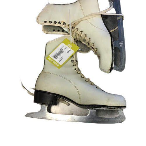 Vist Large View of Product Image Which is Used WomensFigure Skate White Senior 7