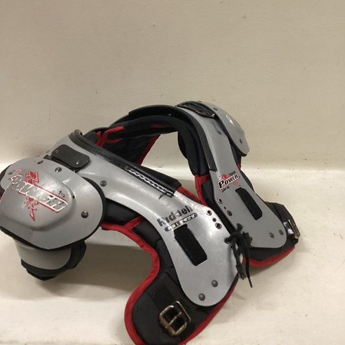 Vist Large View of Product Image Which is Used Riddell POWER FB Shoulder Pads Grey MD