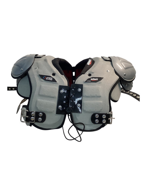 Vist Large View of Product Image Which is Used Schutt ARMOR FLEX FB Shoulder Pads Grey LG
