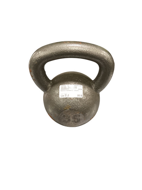 Vist Large View of Product Image Which is Used Kettle Dumbbell (Each) Grey 35 lb
