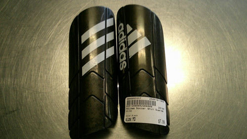 Vist Large View of Product Image Which is Used Adidas Soccer Shin Guards Junior Black MD