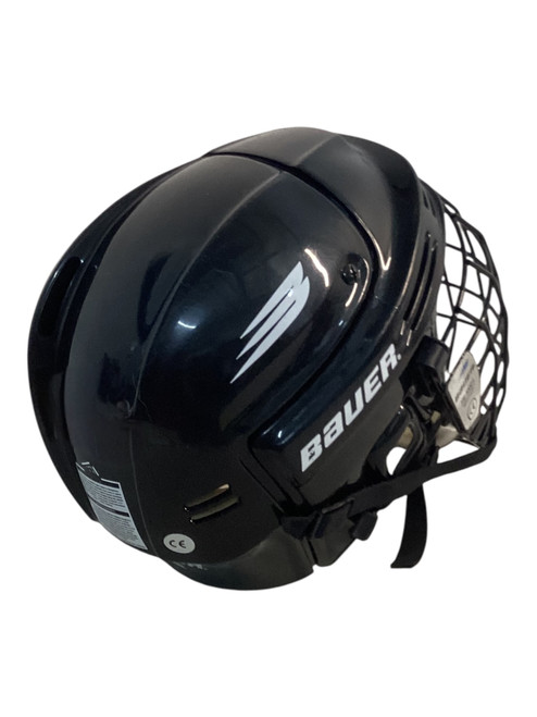 Vist Large View of Product Image Which is Used Bauer HH3000 Helmet Cage Combo Black LG