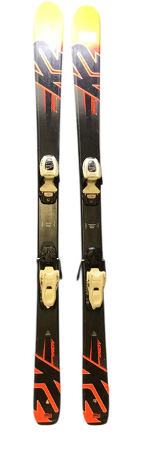 Vist Large View of Product Image Which is Used K2 INDY Mens DH Ski/Binding Orange 136 cm